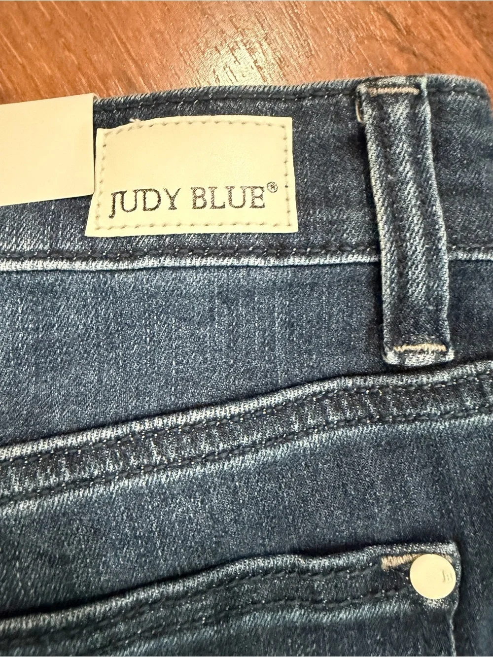 NWT JUDY BLUE Mid Rise Cut Off Shorts Women Sz Large